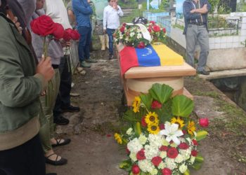 Táchira/ Palmira dio el último adiós a ciudadano asesinado en centro electoral