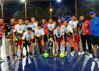 Fútbol sala de Trujillo y Pampanito definió a sus cinco campeones
