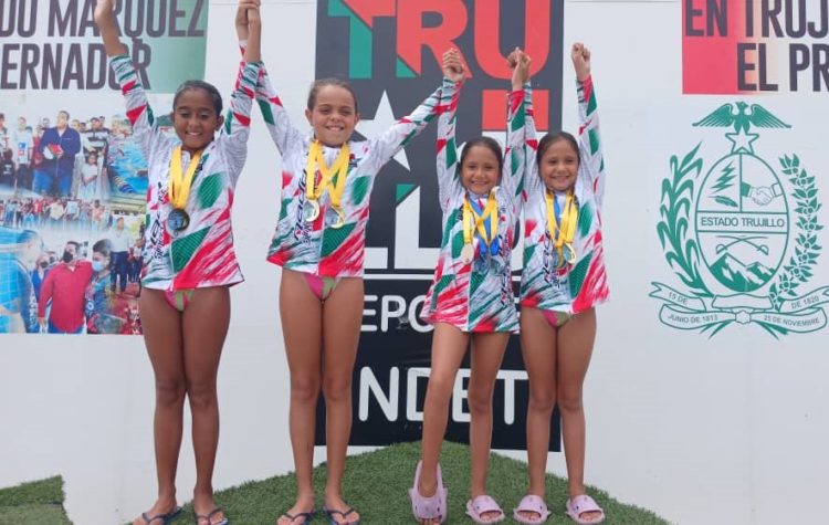 Trujillo se consagró como potencia del semillero de la natación artística venezolana