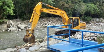 Aguas de Mérida hace mantenimiento mayor en dique del río Mucujún