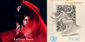 La venezolana Larissa Vesci representará a Venezuela y España en el 61 Congreso Mundial de la Danza en Atenas, Grecia.
