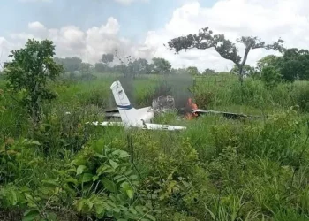 Pilotos fuera de peligro tras caer avioneta en La Paragua