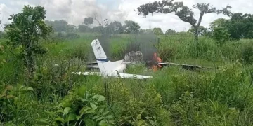 Pilotos fuera de peligro tras caer avioneta en La Paragua