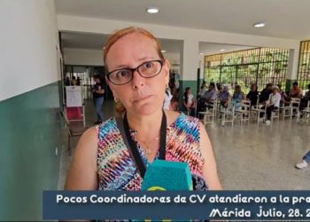 Pocos coordinadores de Centros de Votación demostraron no gustarle la visita de la prensa durante la jornada electoral en Mérida