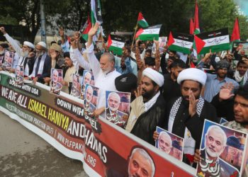 Protestas en Irán contra Israel por el asesinato del líder político de Hamas en Teherán