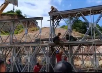 El Vigía: Puente sobre el río Onia muestra avances importantes