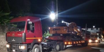 Para atender la emergencia por lluvias: Este miércoles llegó la maquinaria de la Gobernación a Canaguá