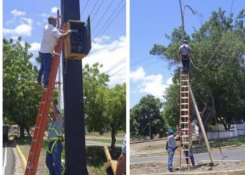El Vigía: Alcaldía rehabilitó semáforo en la Don Pepe Rojas tras robo de cableado eléctrico