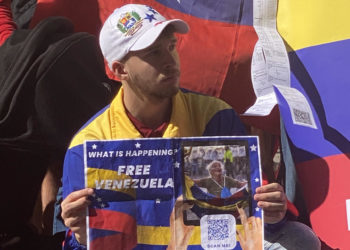 Los venezolanos se manifiestan en Australia  «Venezuela te quiero libre»