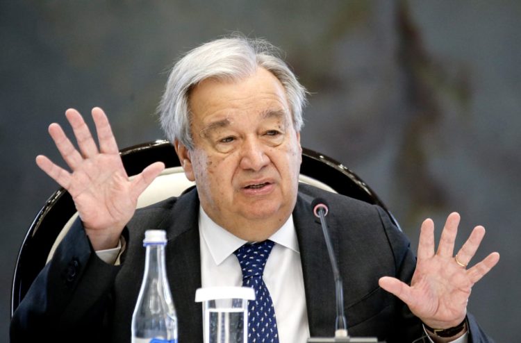 Fotografía de archivo del secretario general de la ONU, António Guterres. EFE/Igor Kovalenko