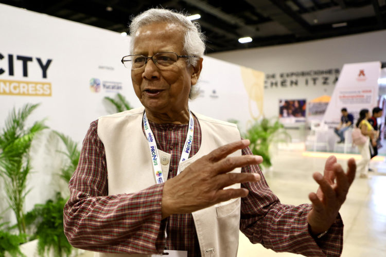 Fotografía de archivo de Muhammad Yunus, ganador del Premio Nobel de la Paz. EFE/ Lorenzo Hernández