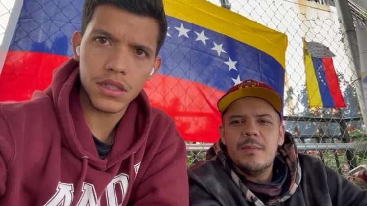 Daniel Prado y Franklin Gómez están en huelga de hambre desde el pasado 7 de agosto en la sede de la ONU. Foto: cortesía