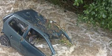Desbordamiento de quebradas en Táchira por fuertes lluvias