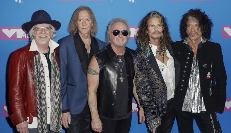 Imagen de la banda estadounidense de Rock Aerosmith. EFE/Jason Szenes