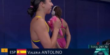 Valeria Antolino clasificó a semifinales de los clavados olímpicos