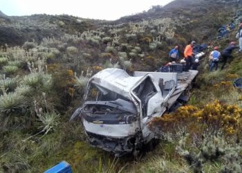 Fuerte accidente de tránsito en el Pico el Águila dejó del saldo de un fallecido