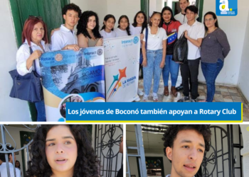 Los jóvenes de Boconó también apoyan a Rotary Club
