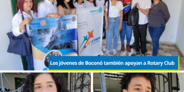 Los jóvenes de Boconó también apoyan a Rotary Club