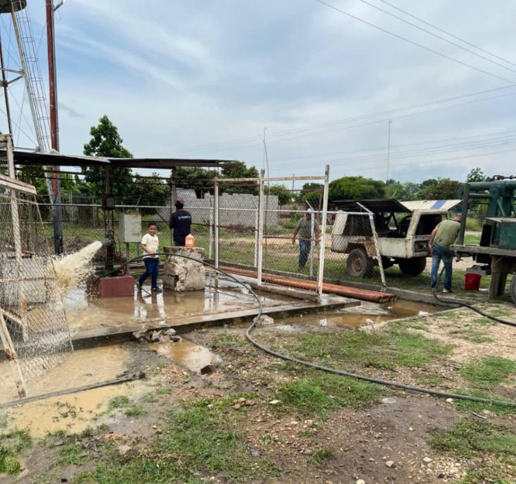 Reactivación del sistema de bombeo de agua potable en Zaragoza parte baja.