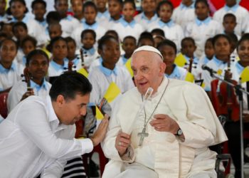 La orquesta de niños de Vánimo con un director venezolano que tocó ante el papa