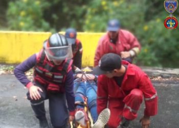 Derrape de moto deja un herido un San Rafael de Boconó