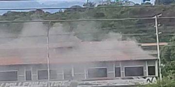Incendio en cauchera afecta servicio eléctrico en El Vigía