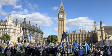 Cientos de personas se reúnen en Londres para pedir la vuelta del Reino Unido a la UE