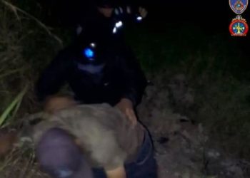 Bomberos rescatan a hombre en estado de ebriedad a orillas del Río Boconó