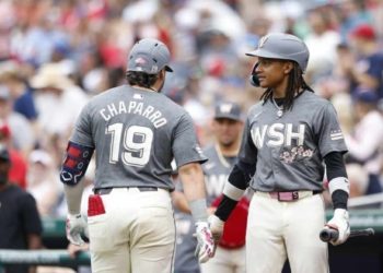 Andrés Chaparro Romero despachó su segundo cuadrangular en las grandes ligas