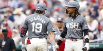 Andrés Chaparro Romero despachó su segundo cuadrangular en las grandes ligas