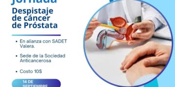 Sociedad Anticancerosa de Boconó invita a jornada de despistaje de cáncer de próstata