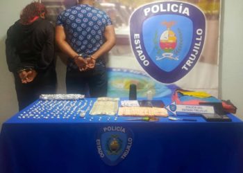 Policía de Trujillo aprehende en Boconó dos sujetos por microtráfico de droga
