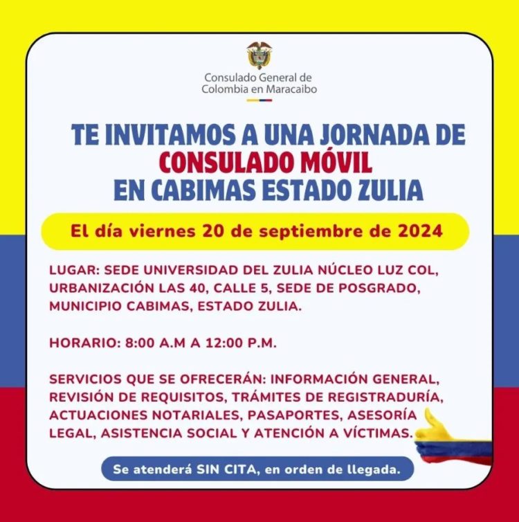 Consulados de Colombia en Venezuela siguen operativos