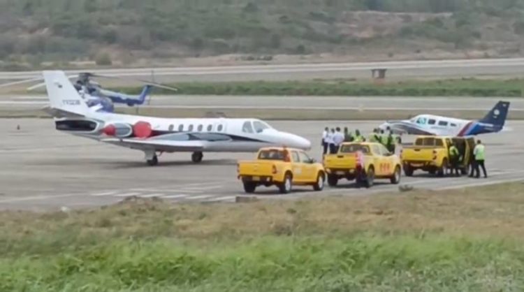 La aeronave habría salido de Maiquetía rumbo al aeropuerto de San Antonio del Táchira. Foto: cortesía