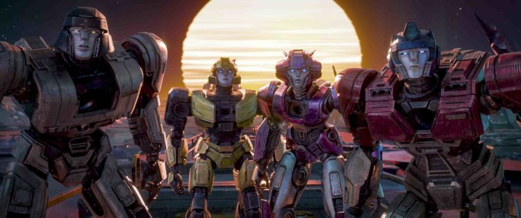 Una imagen de 'Transformers One', la nueva entrega de la franquicia de robots más conocida del mundo regresa este viernes a gran pantalla con un filme de animación en el que la inclusión social se abre paso mientras se tejen los entresijos de una enemistad entre dos grandes amigos. EFE/ Paramount Pictures