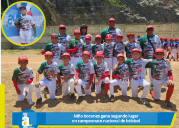 Niño boconés gana segundo lugar en campeonato nacional de béisbol
