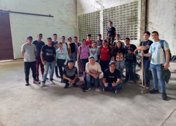 Limpieza y recuperación del espacio de Mecanización Agrícola en el Núcleo Universitario “Rafael Rangel”