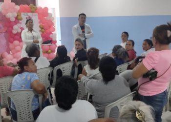 Celebrado Plan Amor en Acción Rosa en Hospital José Vasallo Cortez de Sabana de Mendoza