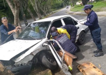 Embarazada sufrió accidente de tránsito en Boconó
