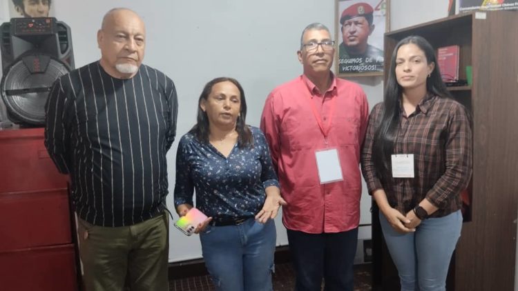 La Alcaldesa María Auxiliadora Núñez y los expositores de la jornada cumplida, Orlando Pérez, Jorge Antequera y Karen Pérez