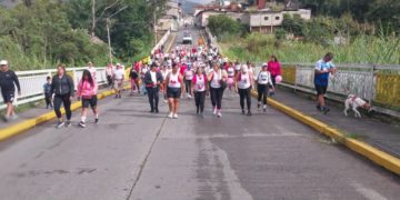 Exitosa caminata familiar de la Sociedad Anticancerosa de Boconó