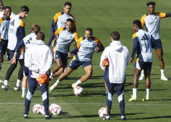 Courtois, Lunin, Mbappé y Vinícius, listos para jugar; Brahim apunta al clásico