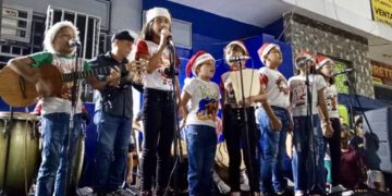 Incaet celebró la Navidad en el Encendido de Luces de Valera