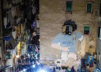 El santuario de Maradona en Nápoles, segundo lugar más visitado de Italia tras el Coliseo