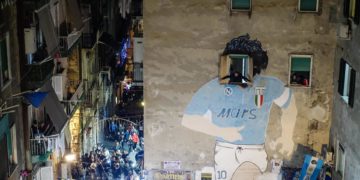 El santuario de Maradona en Nápoles, segundo lugar más visitado de Italia tras el Coliseo