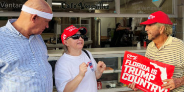 Para cubanos de la Pequeña Habana de Miami la «única opción» es Trump