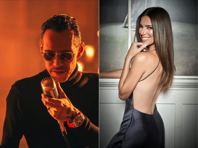 Combo de dos fotografías cedidas por la Academia de la Grabación donde aparece el salsero Marc Anthony y la actriz Roselyn Sánchez. EFE/The Recording Academy