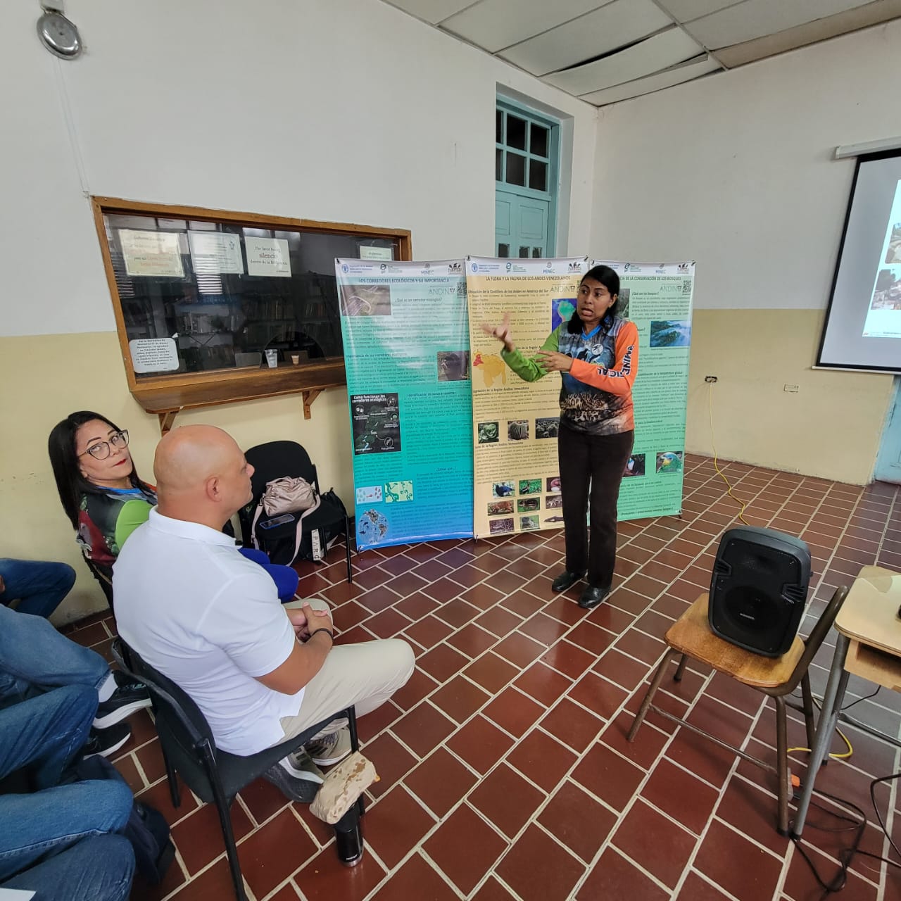 A workshop on ecological corridors was successfully held with deaf people in the Boconó municipality