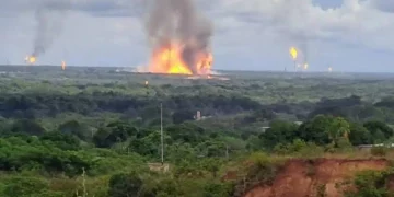 Cinco heridos tras la explosión de un gasoducto en Monagas