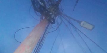 Calle Jumangal de Boconó en tinieblas